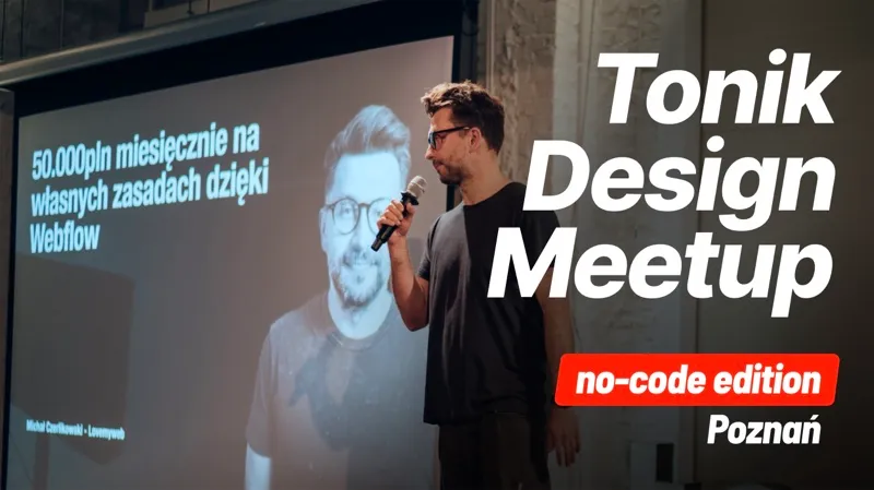 Slajd z wystąpienia na Tonik Design Meetup